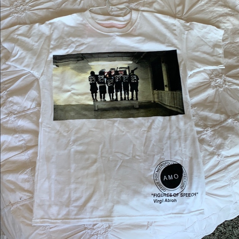 Virgil Abloh MCA figure of speech  Pyrex T-shirt